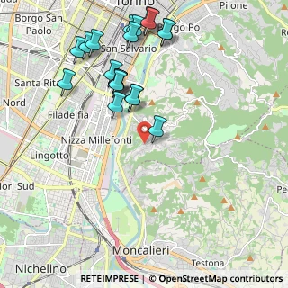 Mappa Via dell'Asilo, 10133 Torino TO, Italia (2.2775)