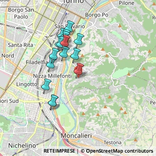 Mappa Via dell'Asilo, 10133 Torino TO, Italia (1.745)