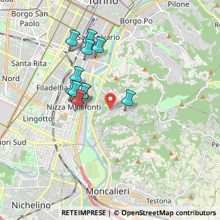 Mappa Via dell'Asilo, 10133 Torino TO, Italia (1.70091)