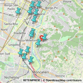 Mappa Via dell'Asilo, 10133 Torino TO, Italia (2.29357)