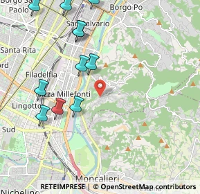 Mappa Via dell'Asilo, 10133 Torino TO, Italia (2.37273)