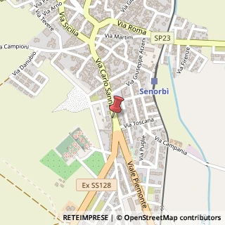 Mappa Via C. Sanna, 09040 Senorbì, Medio Campidano (Sardegna)