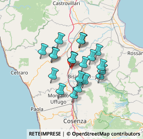 Mappa Contrada Macchiatavola, 87043 Bisignano CS, Italia (10.7155)