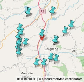 Mappa Contrada Macchiatavola, 87043 Bisignano CS, Italia (9.4225)