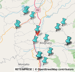 Mappa Contrada Macchiatavola, 87043 Bisignano CS, Italia (9.9935)