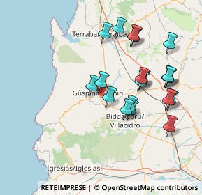 Mappa SS 196 Km 42 Loc. San Giorgio, 09036 Guspini SU, Italia (16.1595)