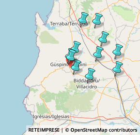 Mappa SS 196 Km 42 Loc. San Giorgio, 09036 Guspini SU, Italia (12.99545)