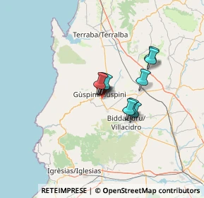 Mappa SS 196 Km 42 Loc. San Giorgio, 09036 Guspini SU, Italia (8.29273)