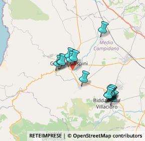 Mappa SS 196 Km 42 Loc. San Giorgio, 09036 Guspini SU, Italia (7.17533)