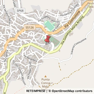 Mappa Via Cavallotti, 72, 09031 Arbus, Medio Campidano (Sardegna)