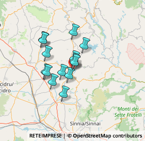 Mappa Via Puglie, 09040 Senorbì CA, Italia (10.55429)