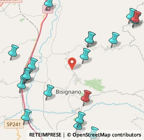 Mappa Via Petrarella, 87043 Bisignano CS, Italia (6.398)