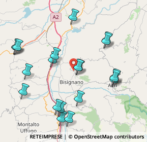 Mappa Via Petrarella, 87043 Bisignano CS, Italia (9.7575)