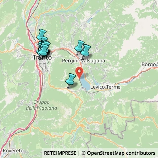 Mappa Valcanover, 38057 Calceranica al Lago TN, Italia (8.195)