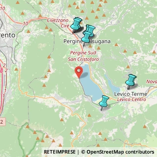 Mappa Valcanover, 38057 Calceranica al Lago TN, Italia (4.6525)