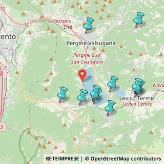 Mappa Valcanover, 38057 Calceranica al Lago TN, Italia (4.37091)