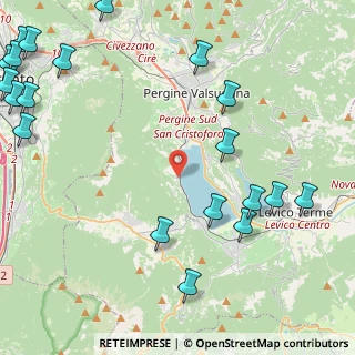 Mappa Valcanover, 38057 Calceranica al Lago TN, Italia (6.4695)
