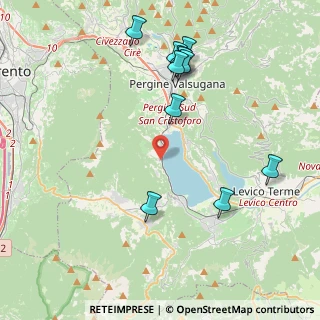 Mappa Valcanover, 38057 Calceranica al Lago TN, Italia (4.41545)
