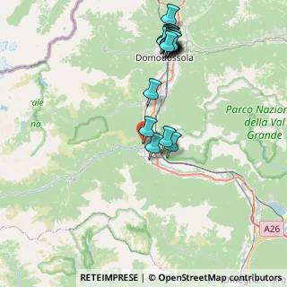 Mappa Via Stazione, 28885 Piedimulera VB, Italia (8.7465)