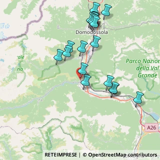 Mappa Via Stazione, 28885 Piedimulera VB, Italia (8.5025)