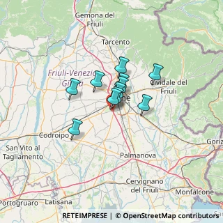 Mappa Via Pozzuolo, 33030 Campoformido UD, Italia (7.61)