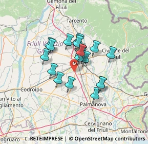 Mappa Via Pozzuolo, 33030 Campoformido UD, Italia (9.649)