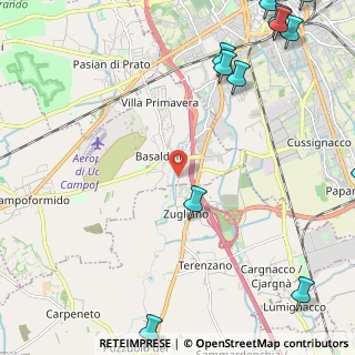 Mappa Via Pozzuolo, 33030 Campoformido UD, Italia (4.021)