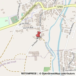 Mappa Via Pezet, 34, 33030 Campoformido, Udine (Friuli-Venezia Giulia)