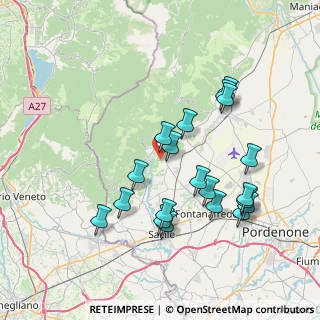 Mappa 33070 Polcenigo PN, Italia (7.4365)
