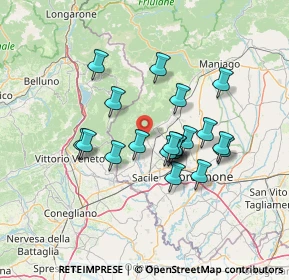 Mappa 33070 Polcenigo PN, Italia (11.2955)