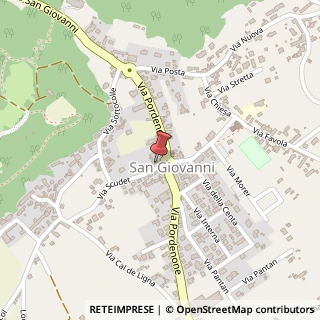 Mappa Via Scudet, 2, 33070 Polcenigo, Pordenone (Friuli-Venezia Giulia)