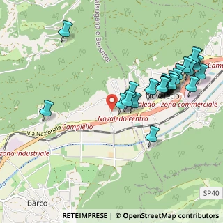 Mappa Via delle Scuole, 38050 Novaledo TN, Italia (1.1037)