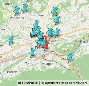 Mappa Loc. Bosco Drio le Rive, 32032 Feltre BL, Italia (1.5915)