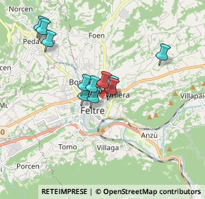 Mappa Loc. Bosco Drio le Rive, 32032 Feltre BL, Italia (1.37)