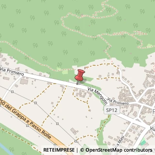 Mappa Via Primiero, 62, 32030 Fonzaso, Belluno (Veneto)