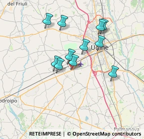 Mappa Via Roma, 33030 Campoformido UD, Italia (5.99455)