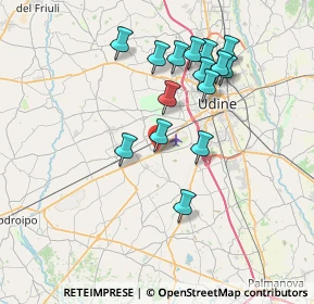 Mappa Via Roma, 33030 Campoformido UD, Italia (6.84133)
