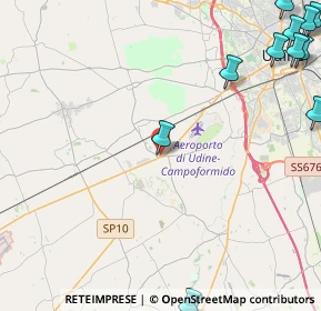 Mappa Via Roma, 33030 Campoformido UD, Italia (7.395)
