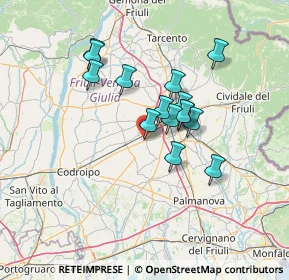 Mappa Via Roma, 33030 Campoformido UD, Italia (10.67933)