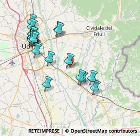 Mappa Via Rieppi, 33042 Buttrio UD, Italia (8.1295)