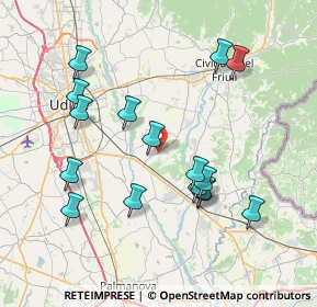 Mappa Via Rieppi, 33042 Buttrio UD, Italia (7.6625)