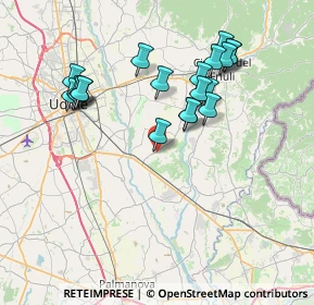 Mappa Via Rieppi, 33042 Buttrio UD, Italia (7.3705)