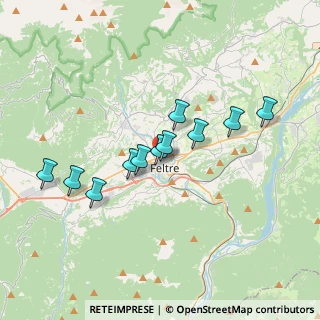 Mappa Via Tofana Prima, 32032 Feltre BL, Italia (3.02273)