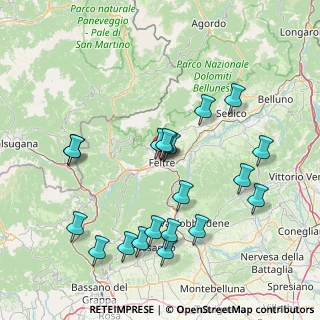 Mappa Via Tofana Prima, 32032 Feltre BL, Italia (16.0725)