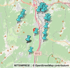 Mappa Via Alle Porte, 38100 Romagnano TN, Italia (3.7255)