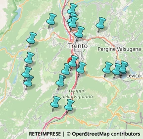Mappa Via Alle Porte, 38100 Romagnano TN, Italia (8.119)