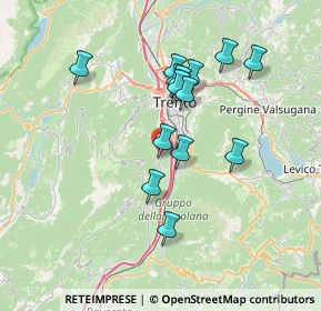 Mappa Via Alle Porte, 38100 Romagnano TN, Italia (6.25571)