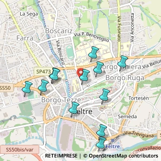 Mappa Via Martiri della Libertà, 32032 Feltre BL, Italia (0.49333)