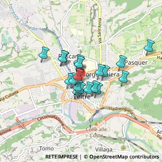 Mappa Via Martiri della Libertà, 32032 Feltre BL, Italia (0.6005)