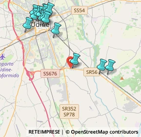 Mappa 33042 Udine UD, Italia (5.192)